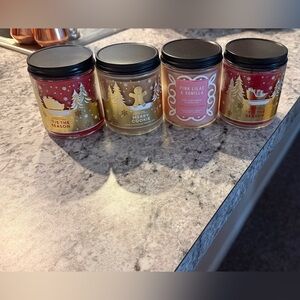 Bath & Body Works Solo Wick 4 Candle Bundle! Never Used Before!